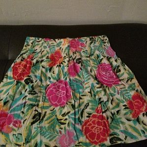 Spring Vibes Adorable Floral Skirt